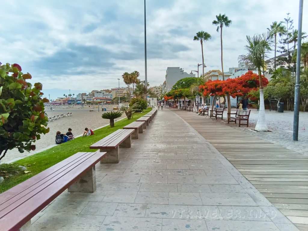 Los Cristianos seafront promenade - Tenerife