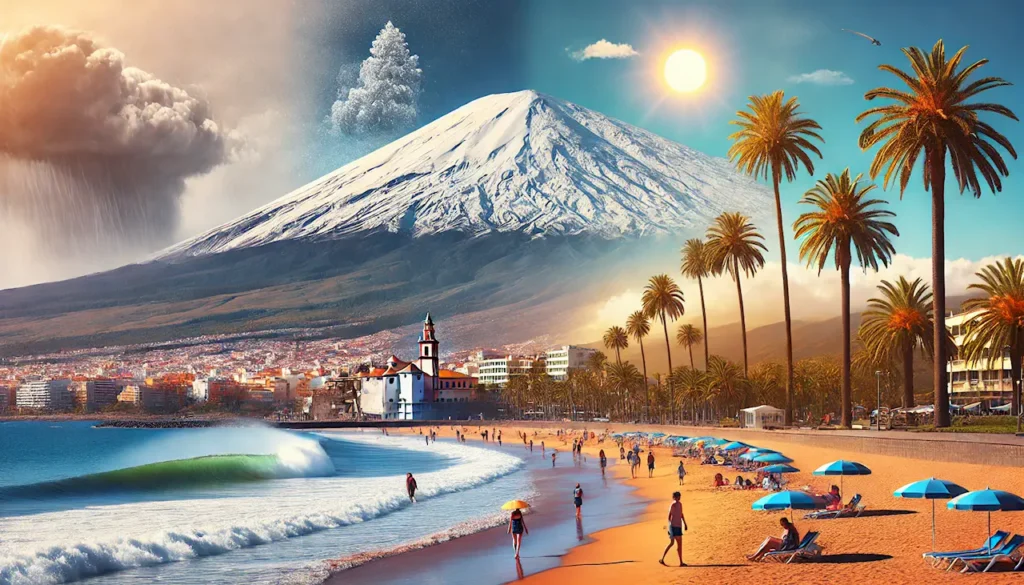 O tempo em abril em Tenerife